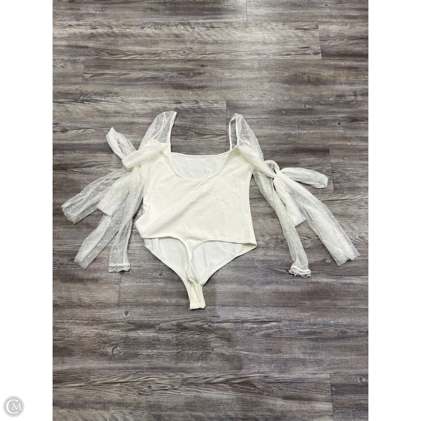Top Long Sleeve By Free People In White, Size: M