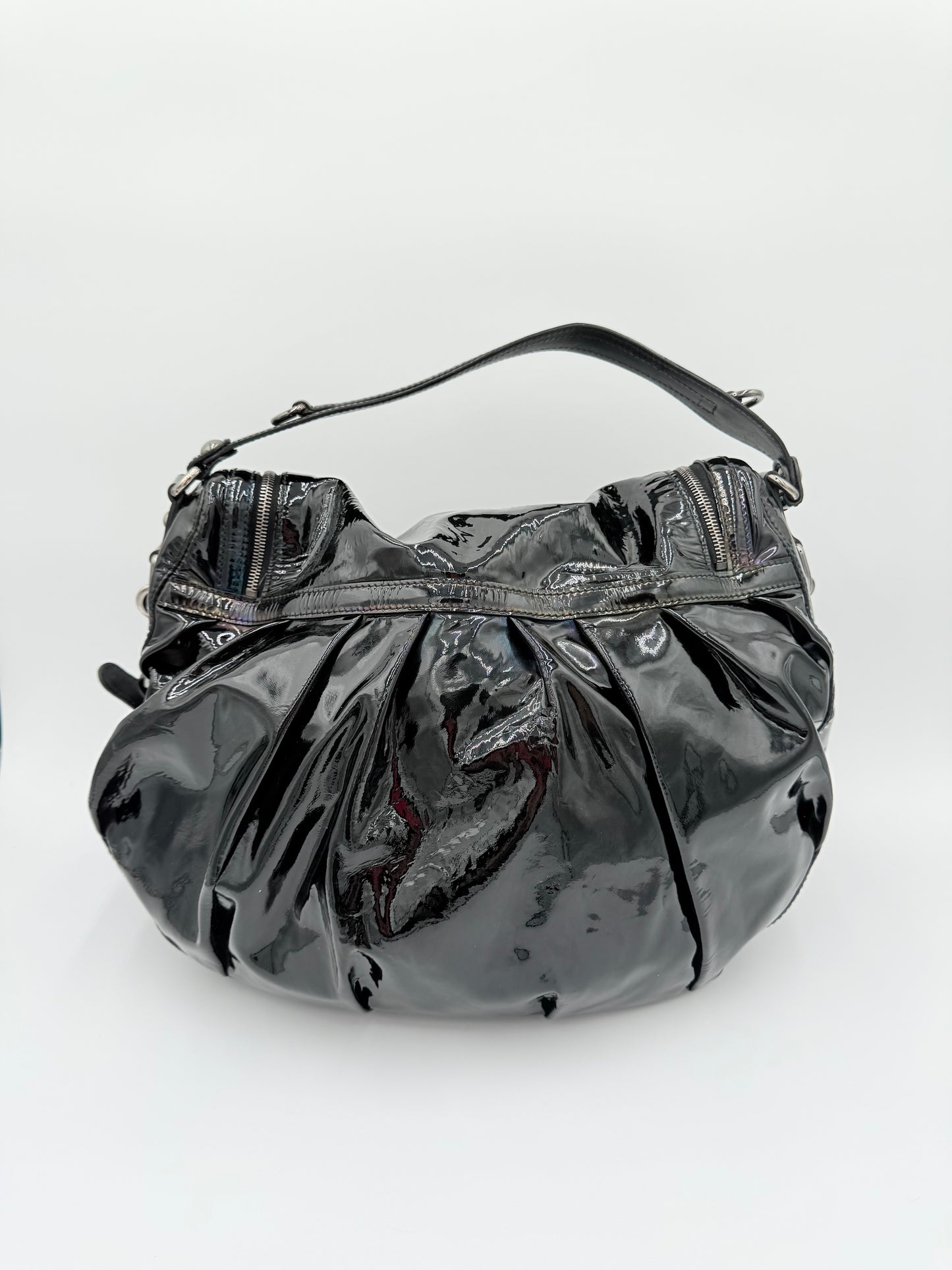 Handbag Luxury Designer By Gucci In Black, Size:Large