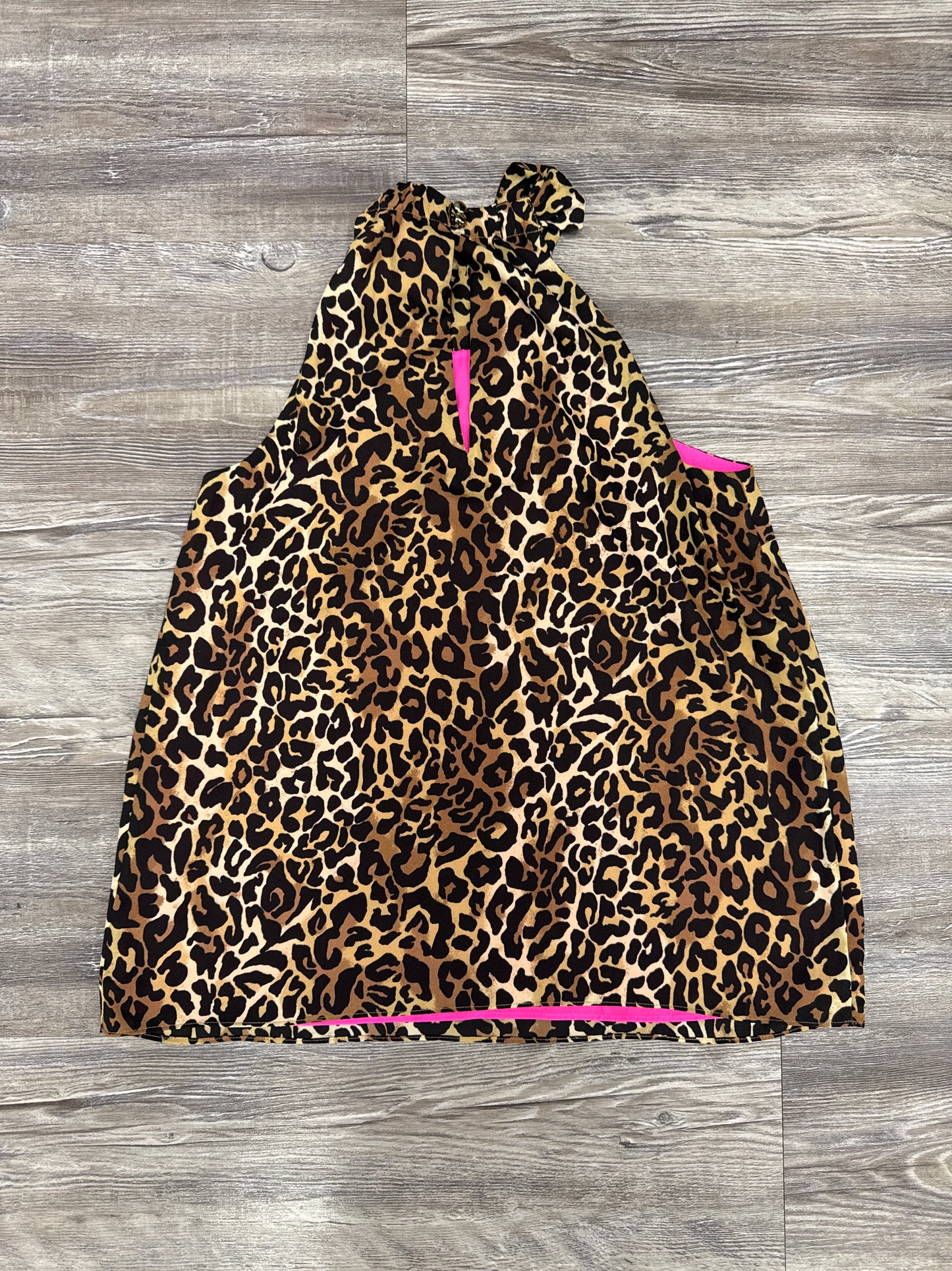 Top Sleeveless Designer By Lilly Pulitzer In Animal Print, Size:Xxs