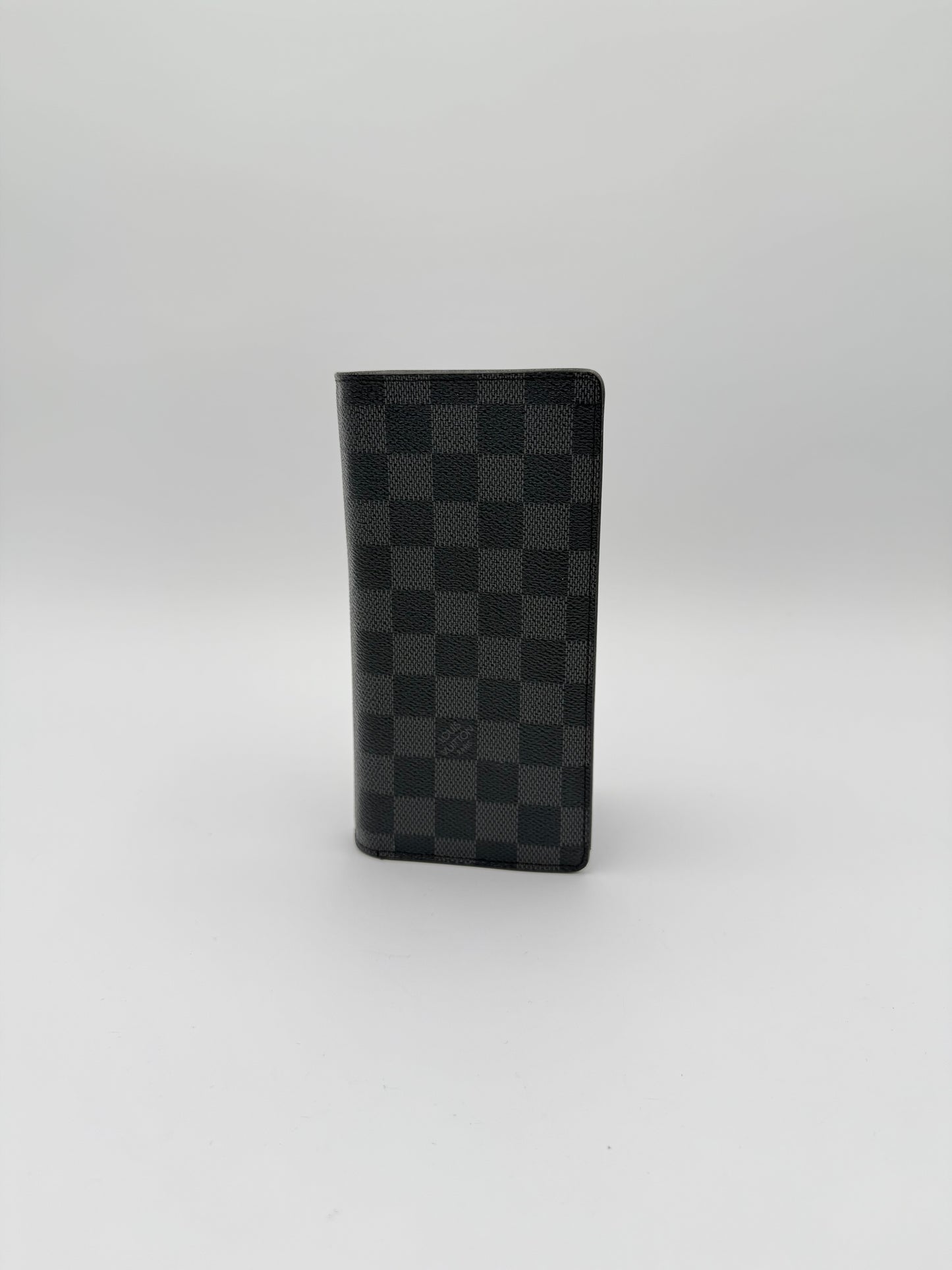 Wallet Luxury Designer By Louis Vuitton In Black & Grey, Size:Large