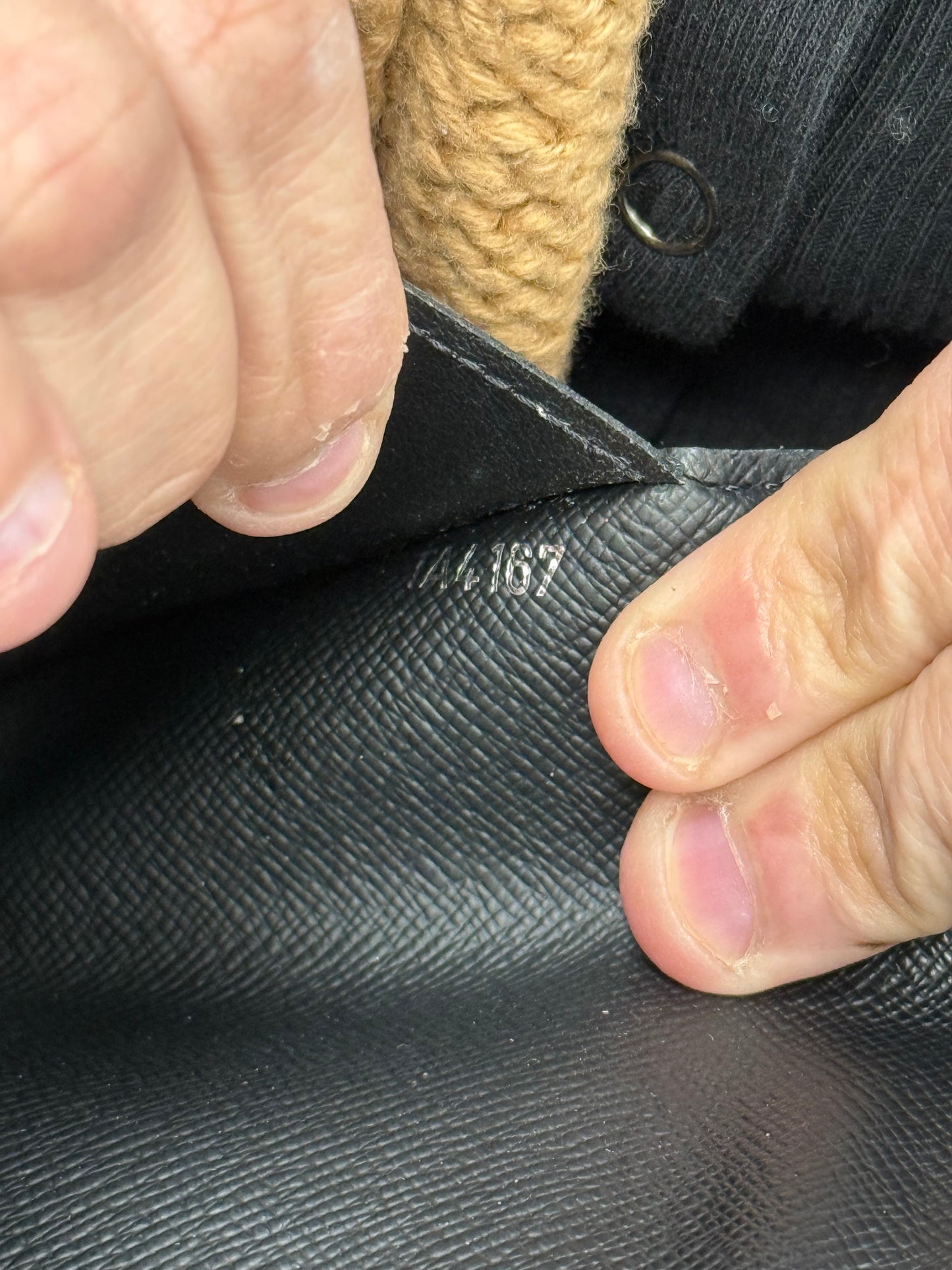 Wallet Luxury Designer By Louis Vuitton In Black & Grey, Size:Large