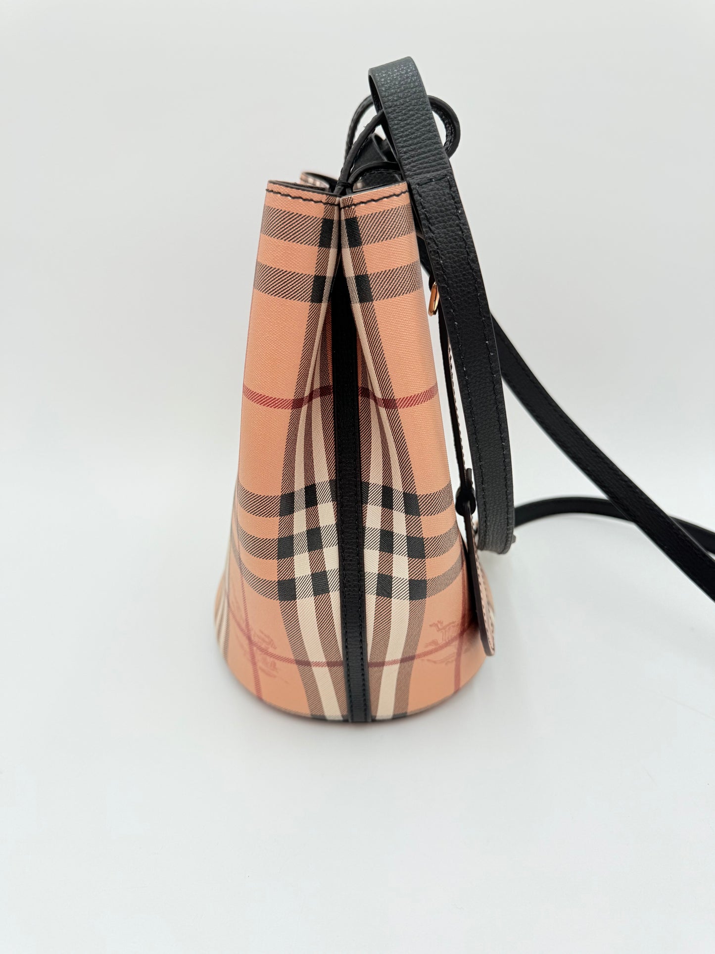 Crossbody Luxury Designer By Burberry In Plaid Pattern, Size:Small