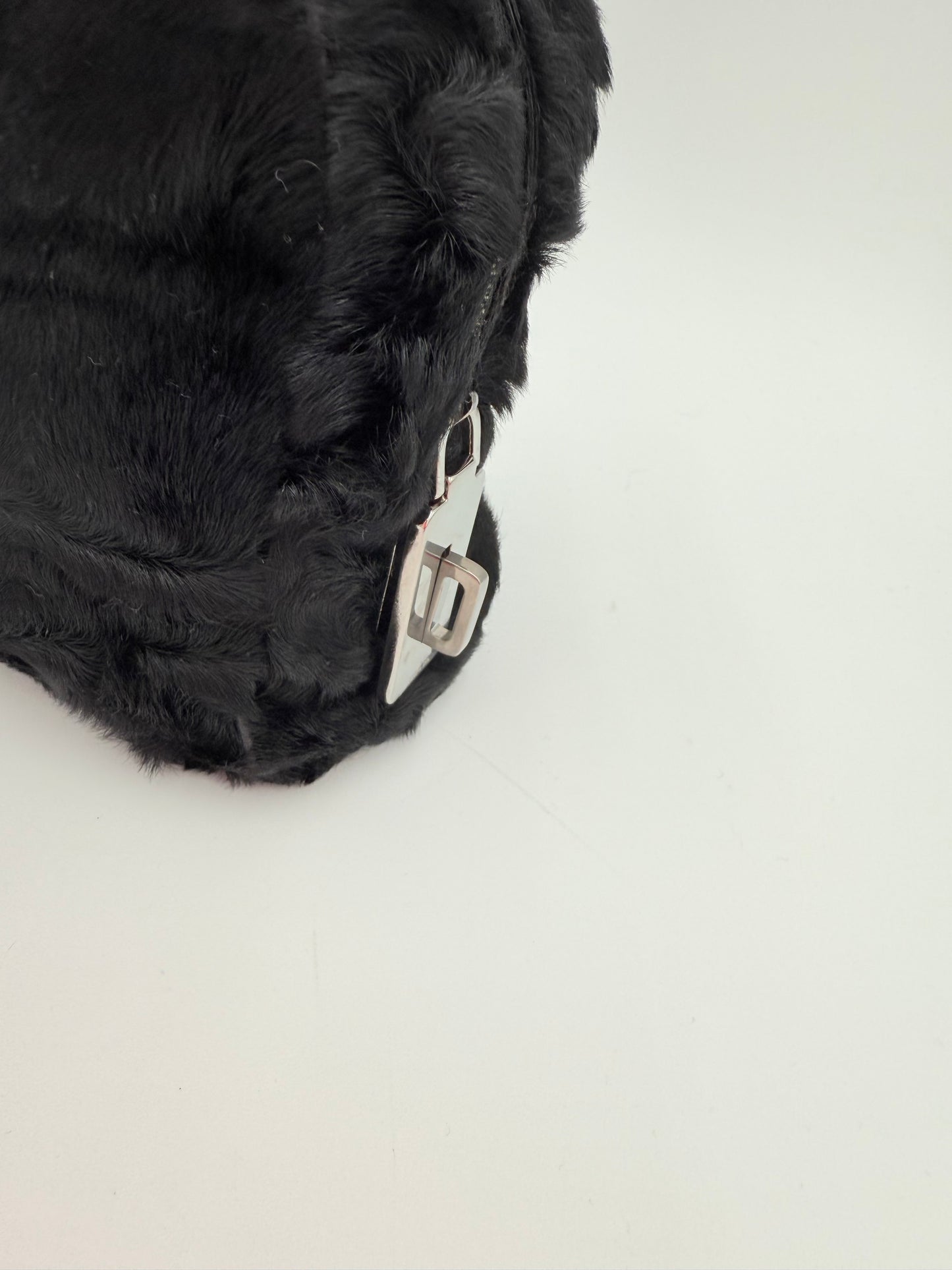 Handbag Luxury Designer By Prada In Black, Size:Small