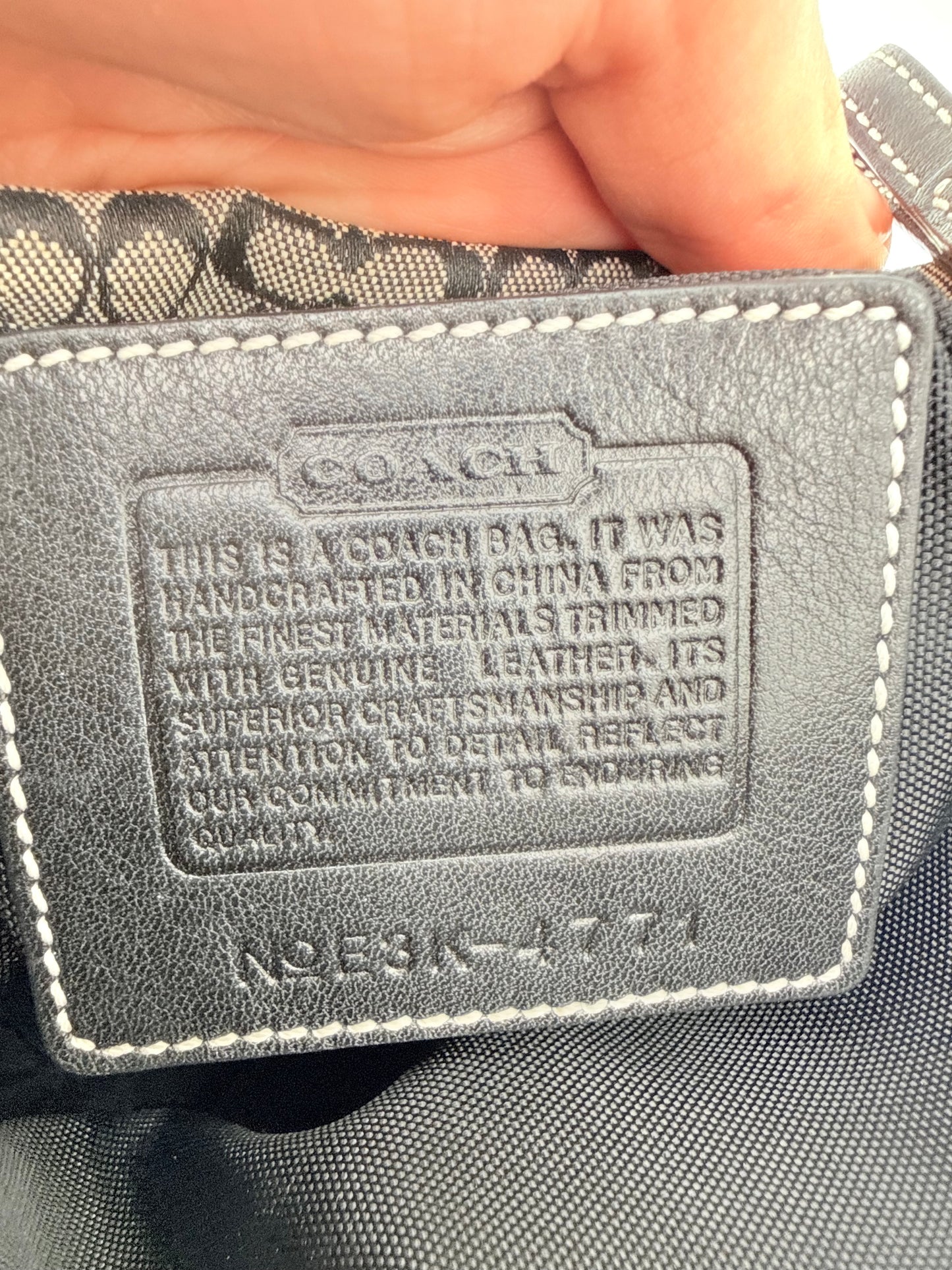 Handbag Designer By Coach, Size: Small