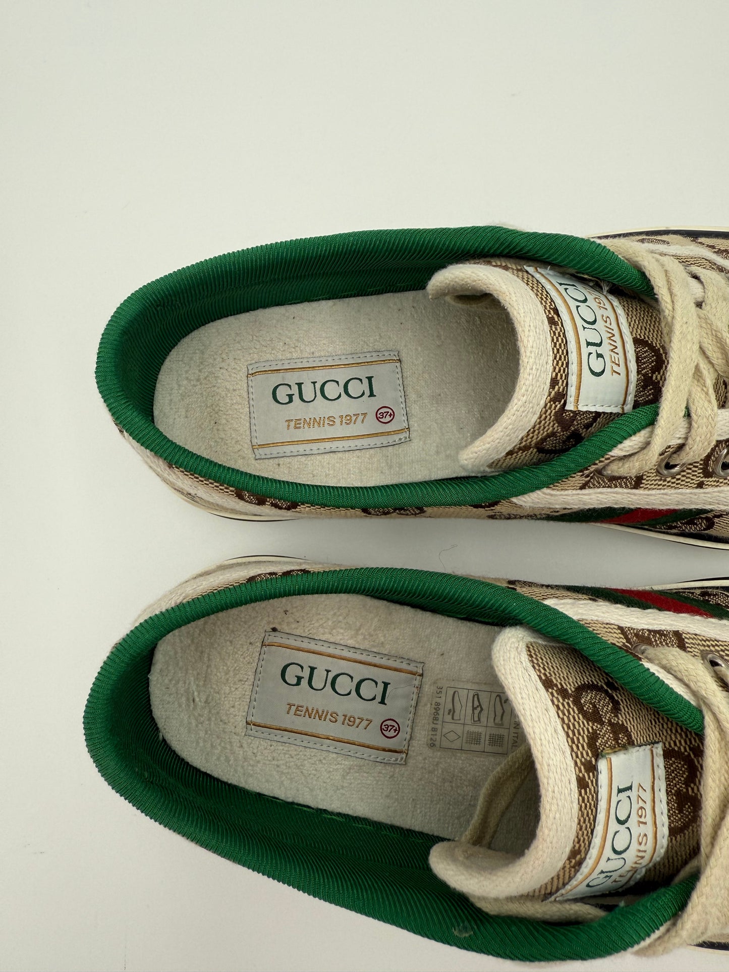 Shoes Luxury Designer By Gucci In Brown, Size:7.5