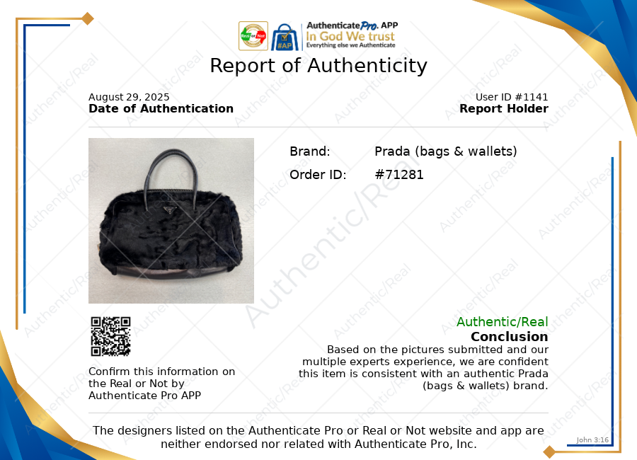 Handbag Luxury Designer By Prada In Black, Size:Small