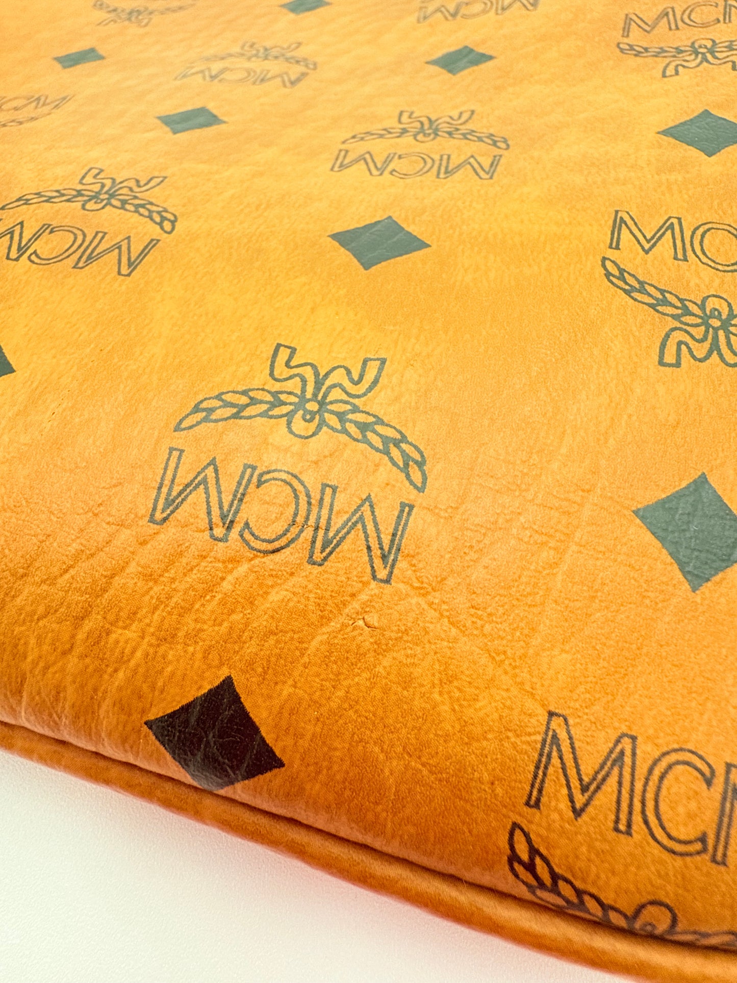 Wristlet Luxury Designer By Mcm In Tan, Size:Large