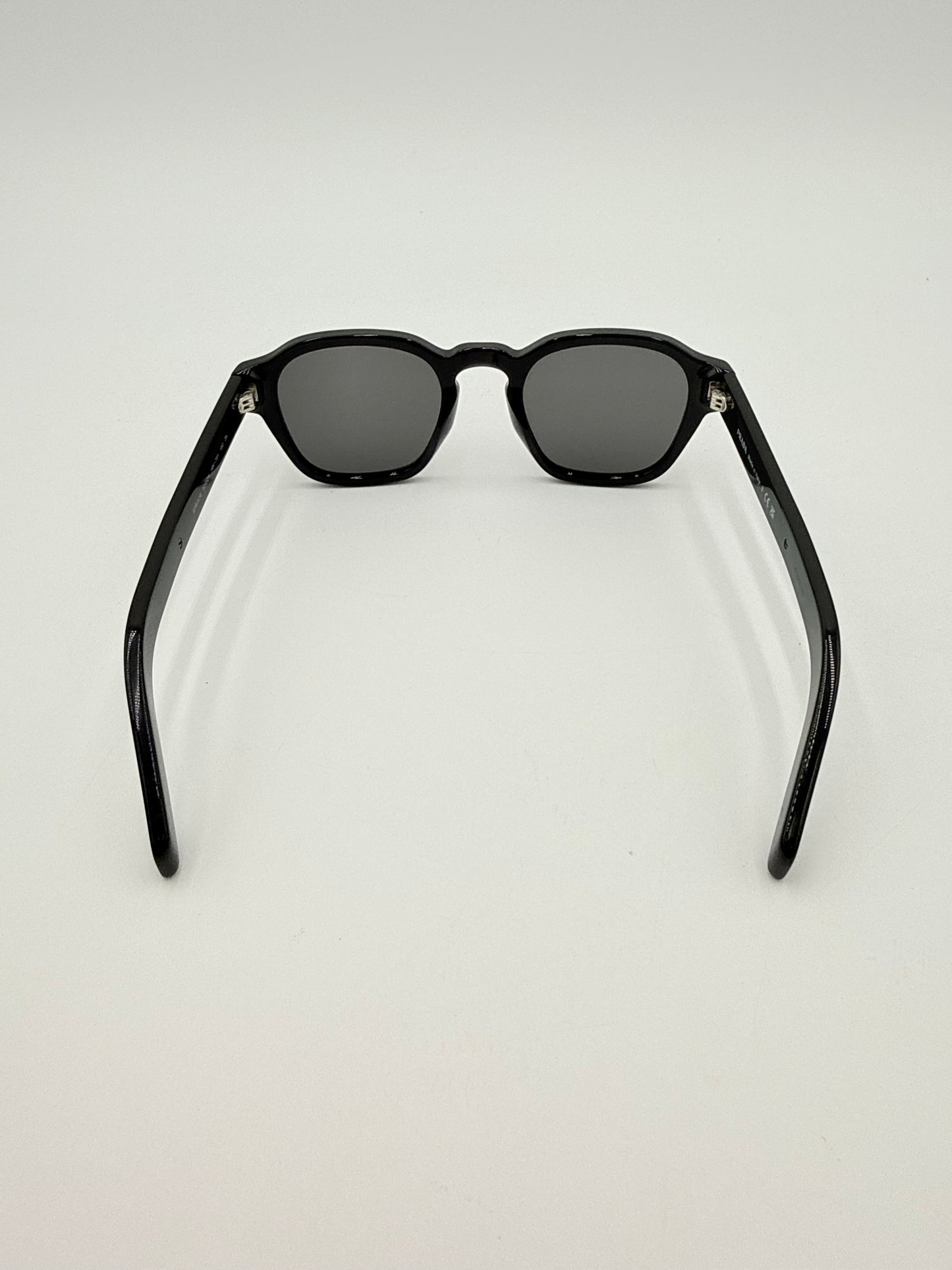 Sunglasses Luxury Designer By Prada In Black & Silver