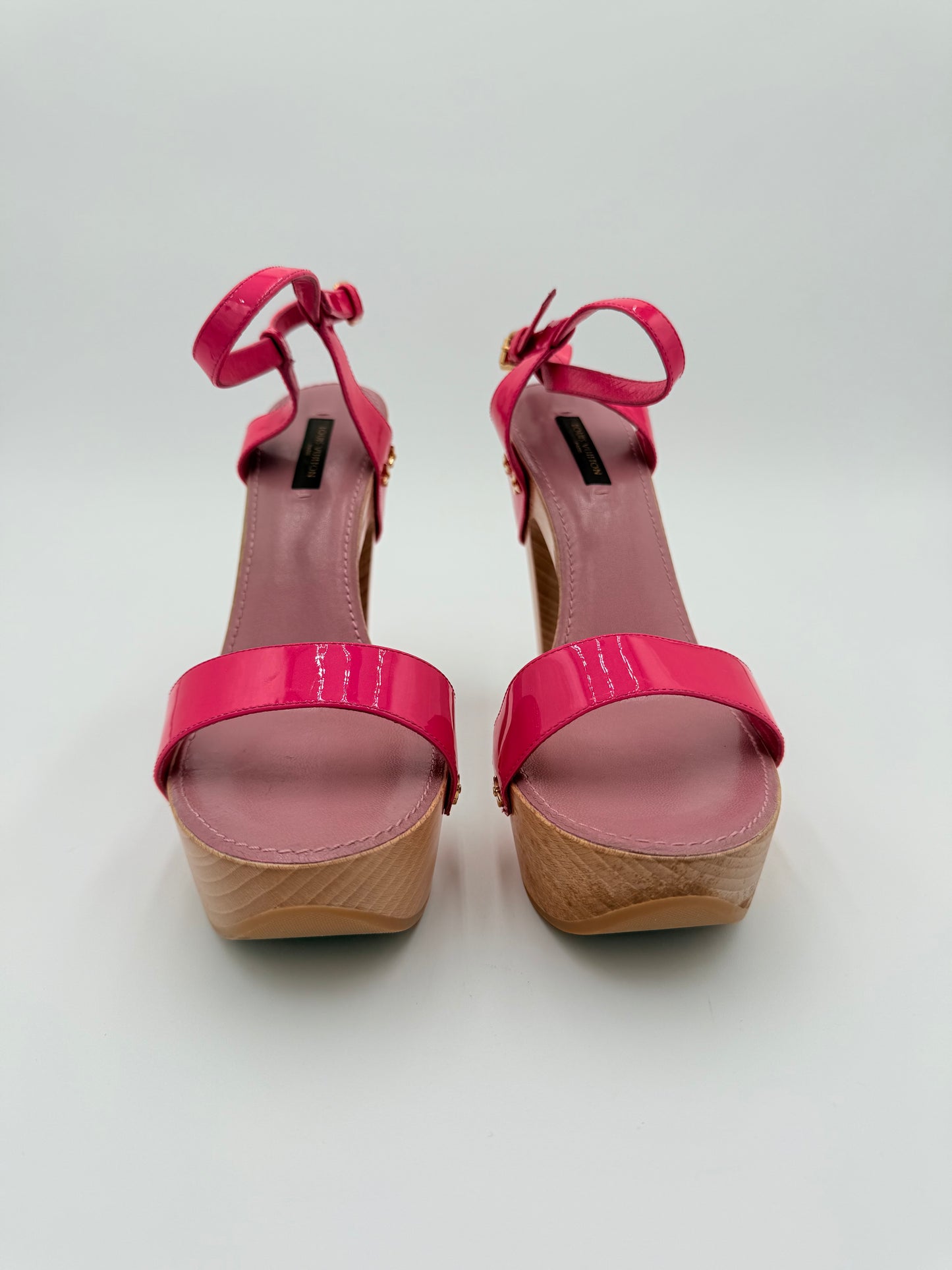 Shoes Luxury Designer By Louis Vuitton In Pink, Size:8