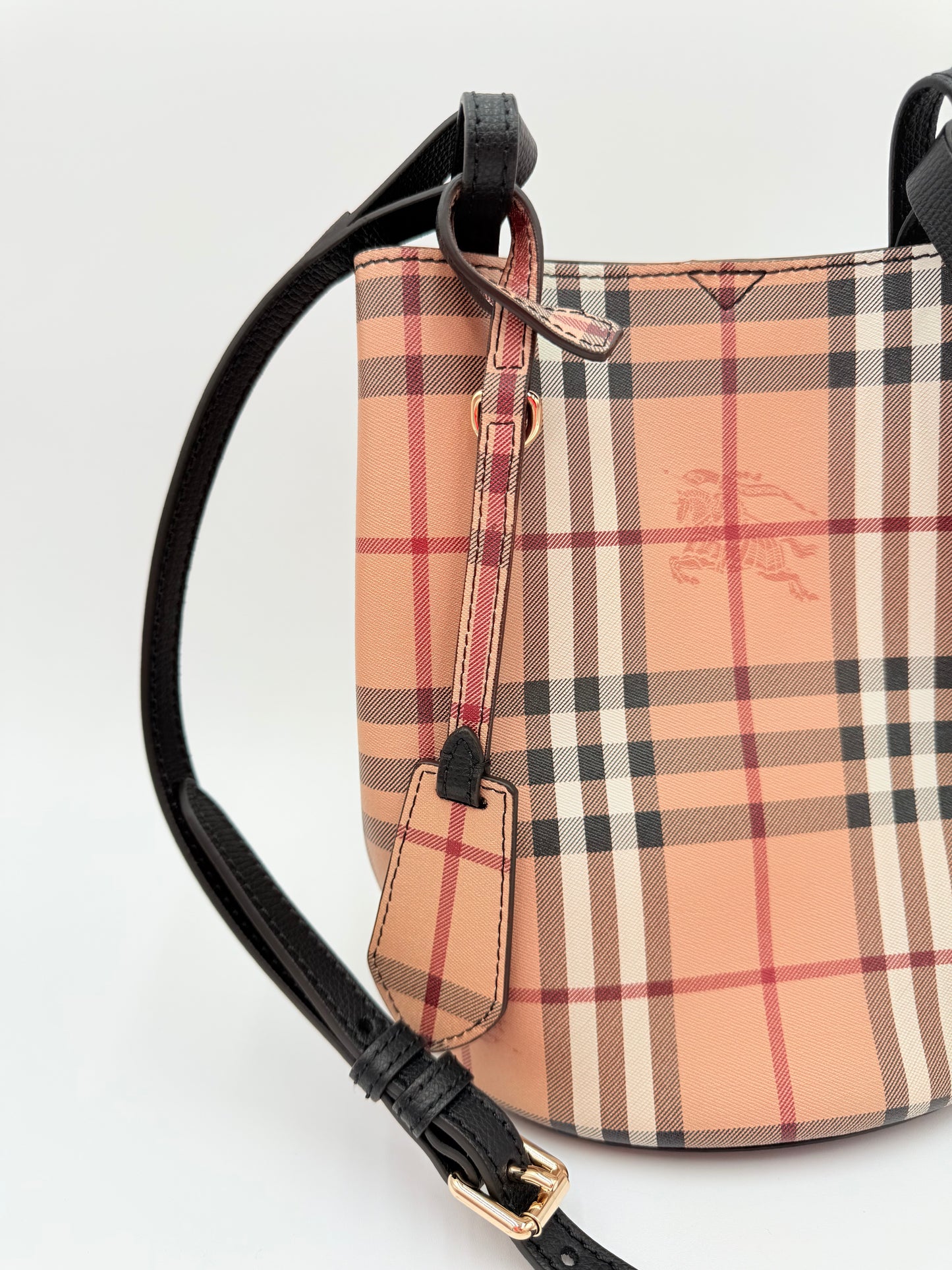 Crossbody Luxury Designer By Burberry In Plaid Pattern, Size:Small