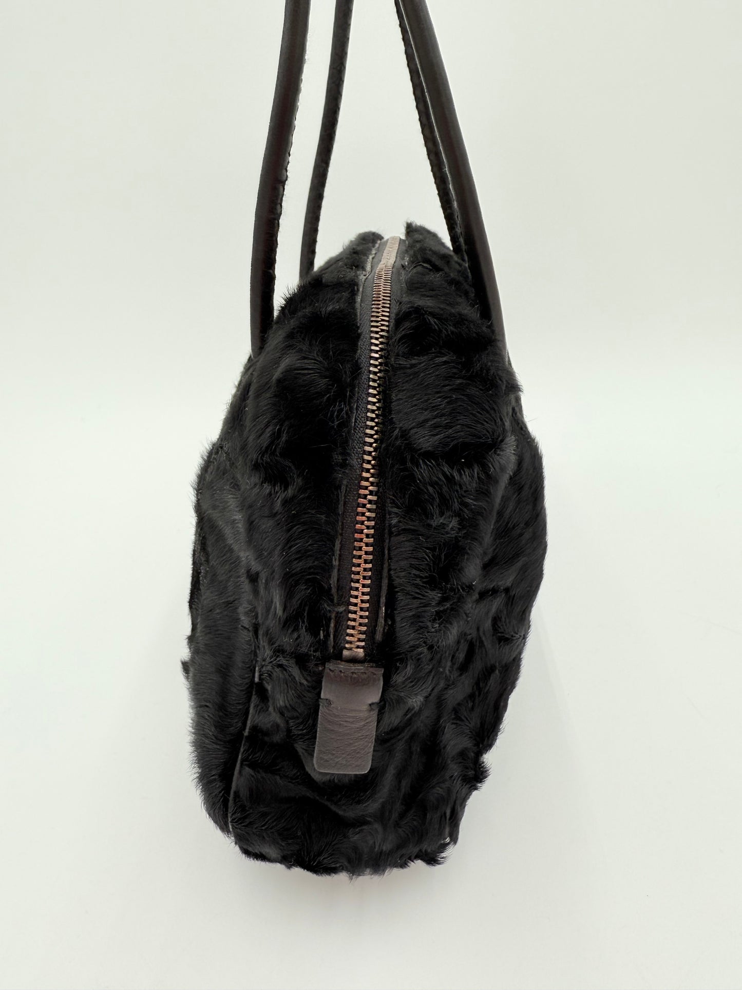 Handbag Luxury Designer By Prada In Black, Size:Small