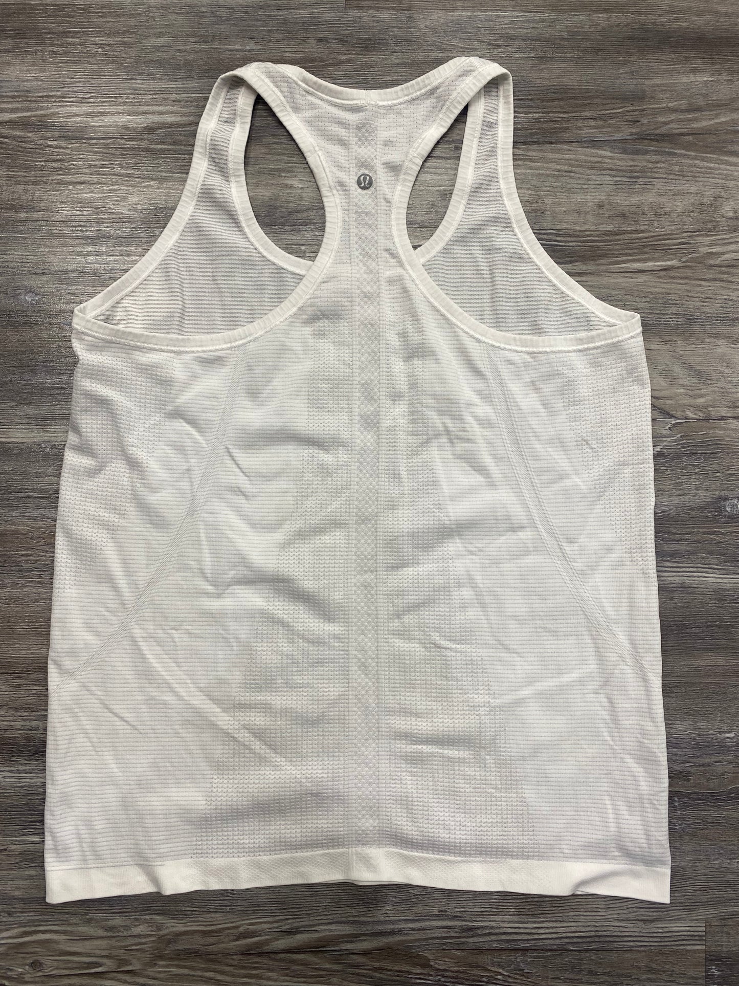 Athletic Tank Top By Lululemon In White, Size:12