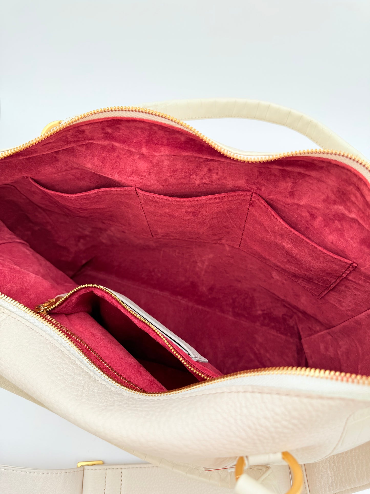 Handbag Leather By Hammitt, Size: Large
