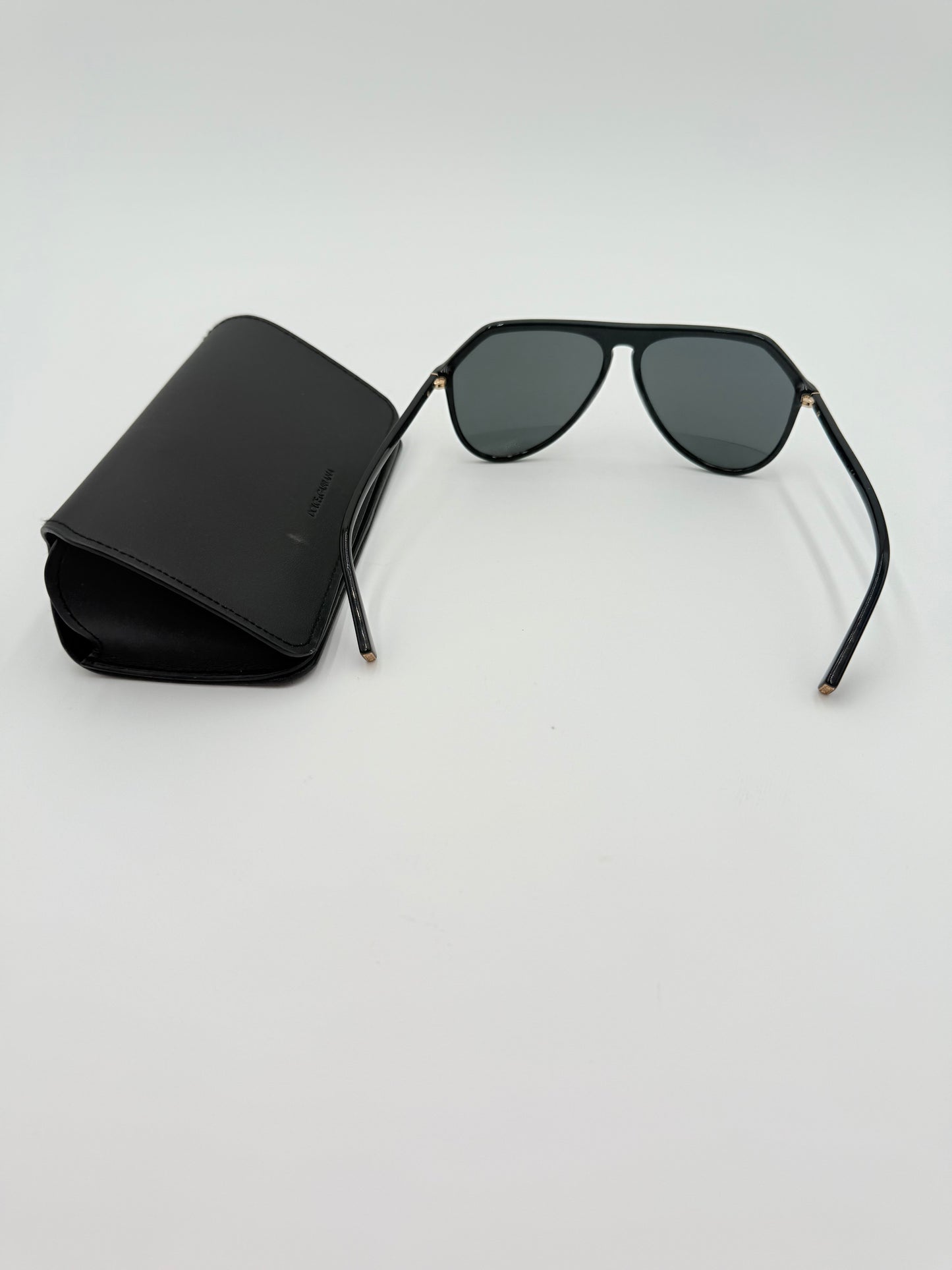 Sunglasses Luxury Designer By Dolce And Gabbana In Black