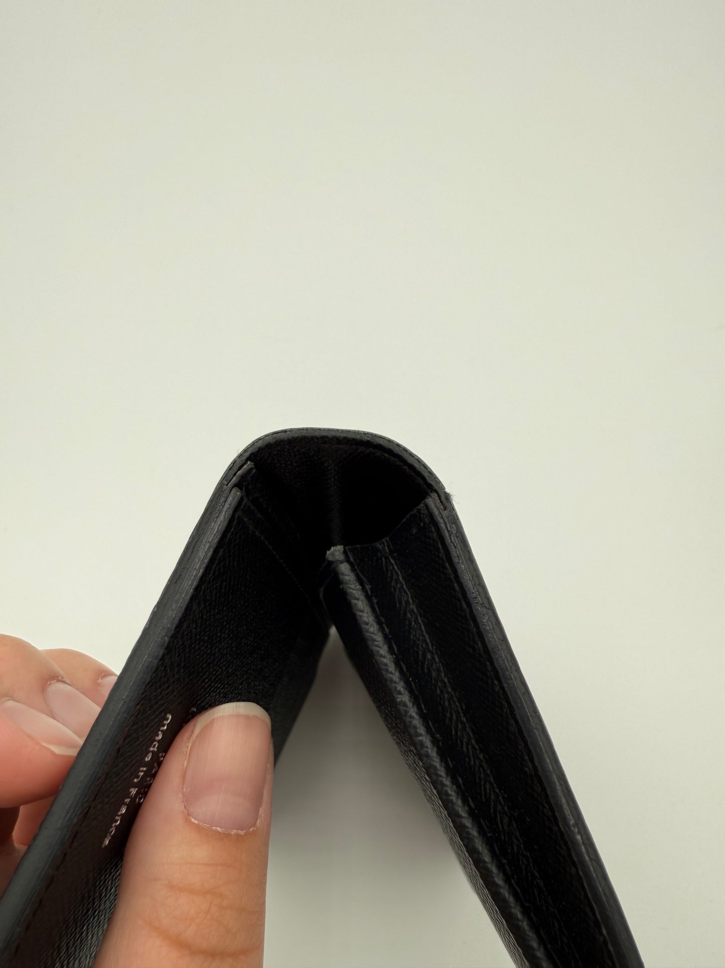 Wallet Luxury Designer By Louis Vuitton In Black & Grey, Size:Large
