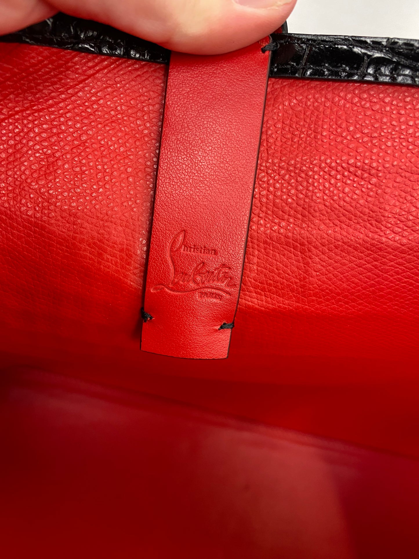 Handbag Luxury Designer By Christian Louboutin Size: Large