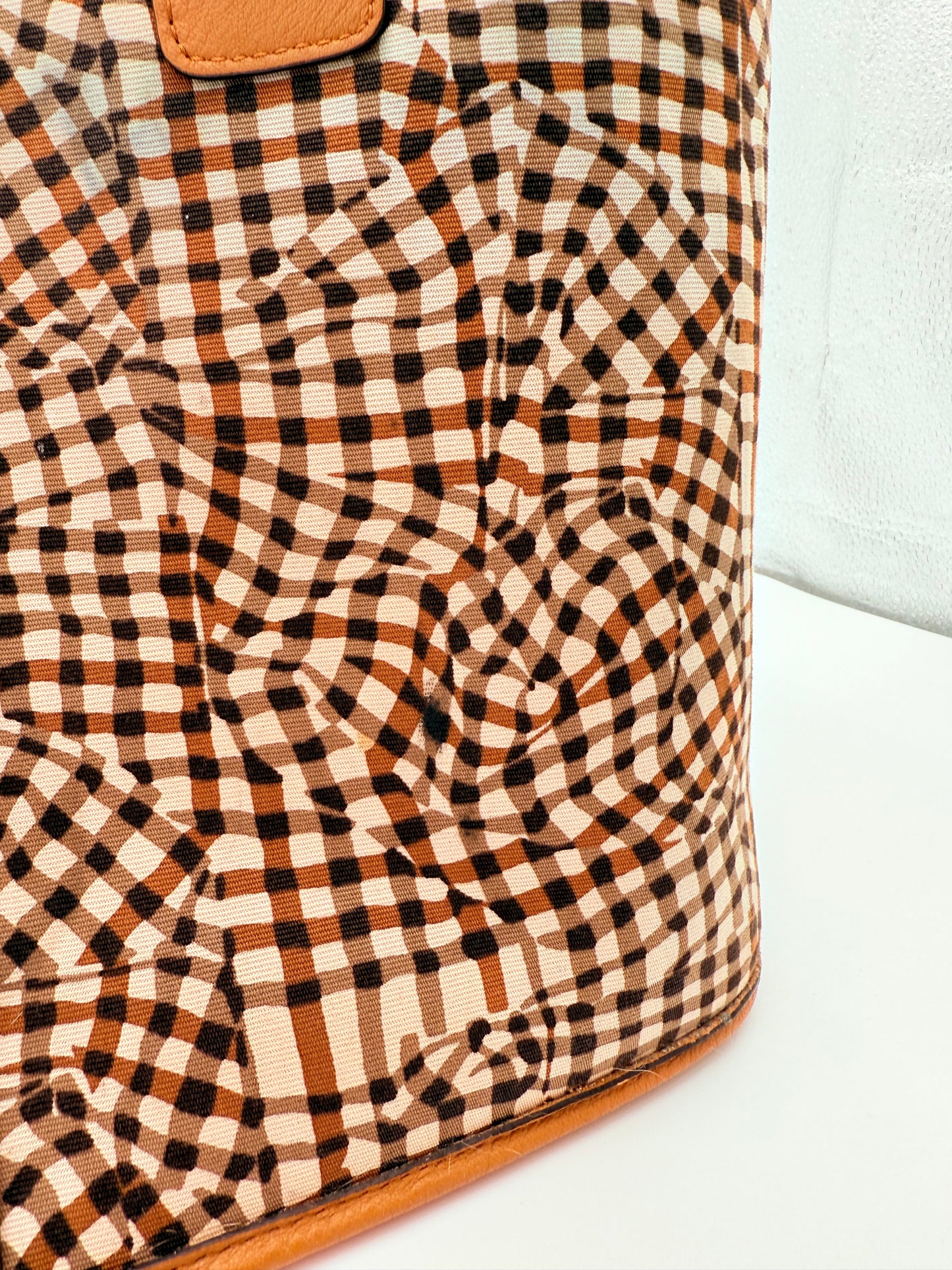 Tote Luxury Designer By Mcm In Tan, Size:Medium