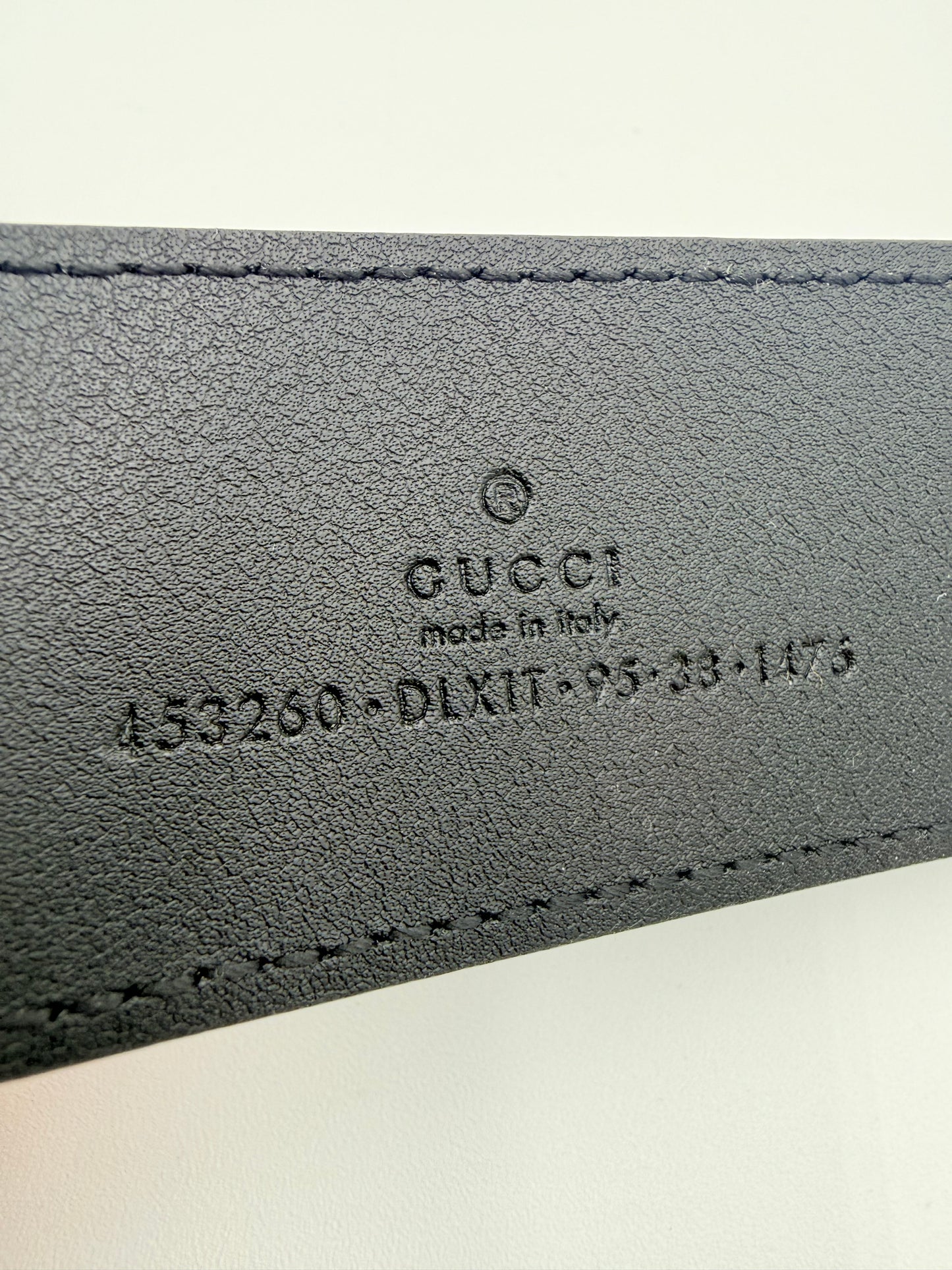 Belt Luxury Designer By Gucci In Black & Gold
