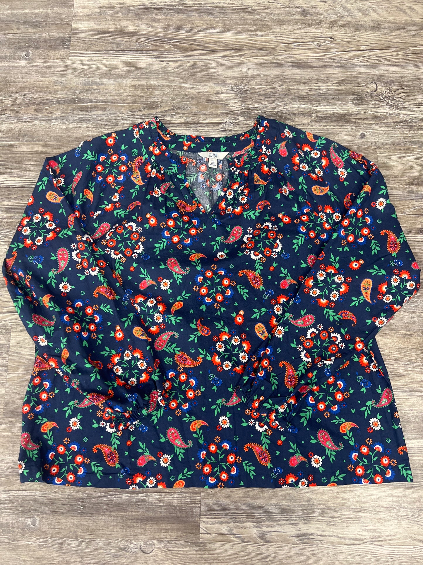 Top Long Sleeve By Croft And Barrow Size: Xxl
