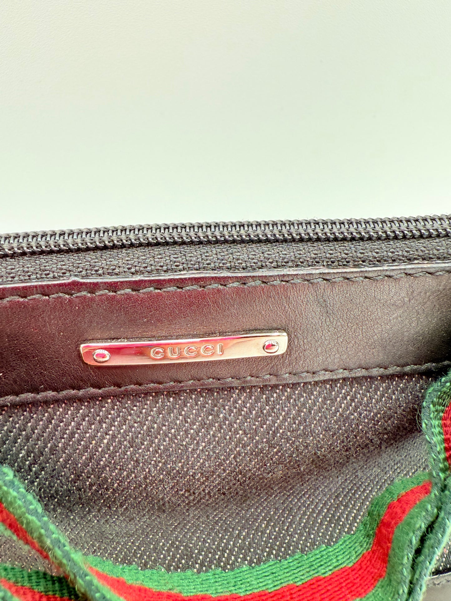 Handbag Luxury Designer By Gucci In Black, Size:Small