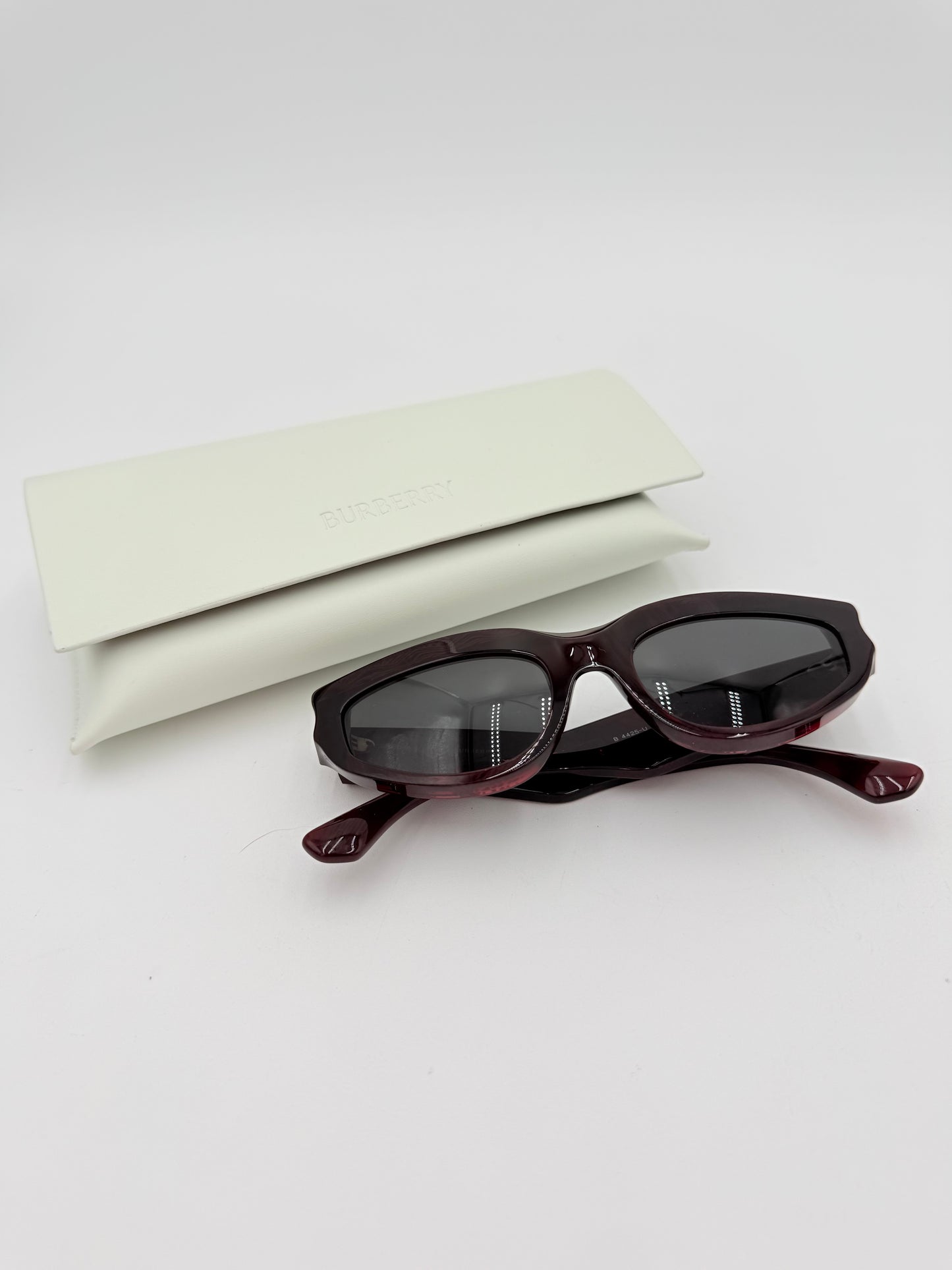 Sunglasses Luxury Designer By Burberry In Maroon