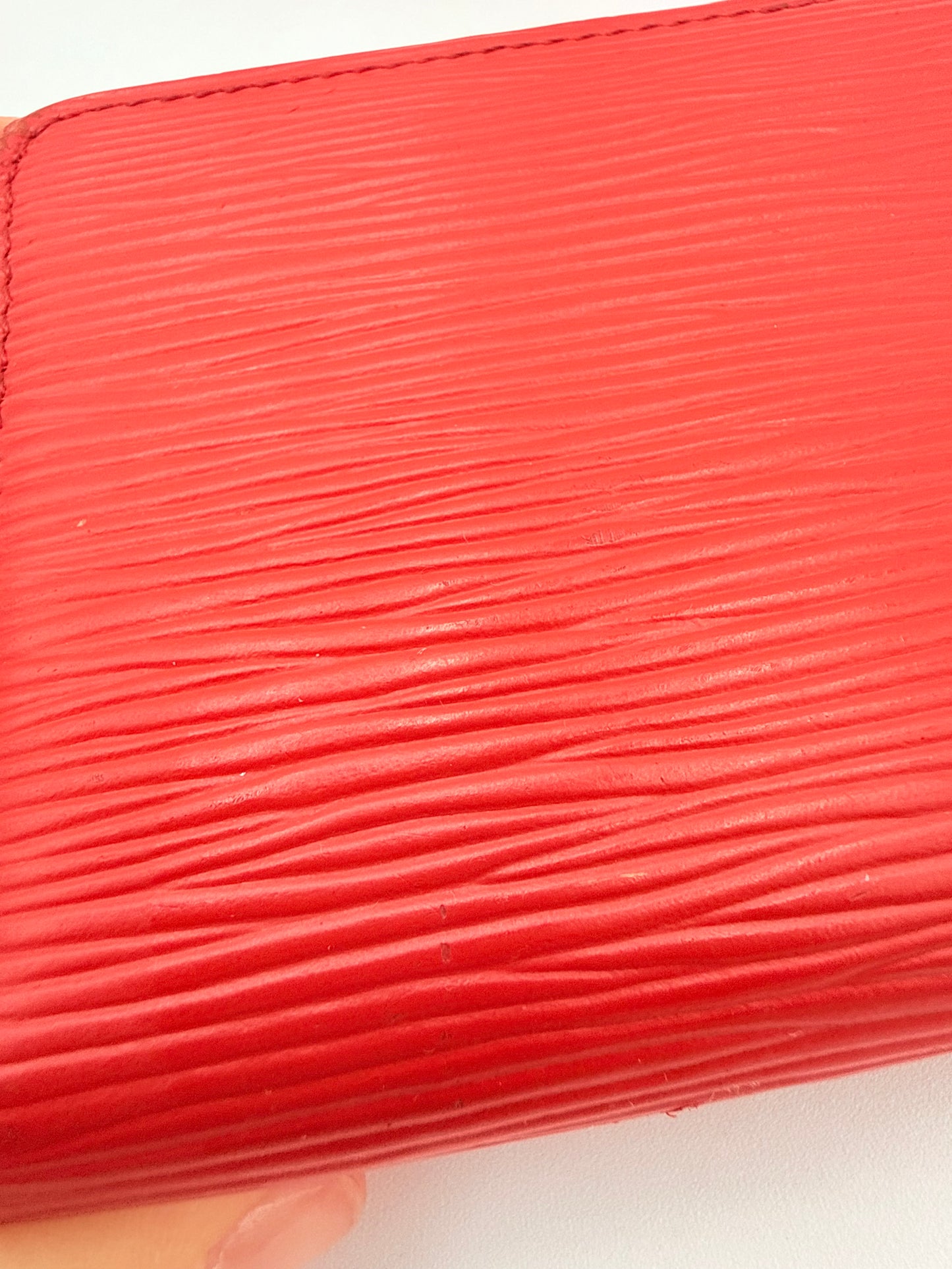 Wallet Luxury Designer By Louis Vuitton In Red, Size:Medium