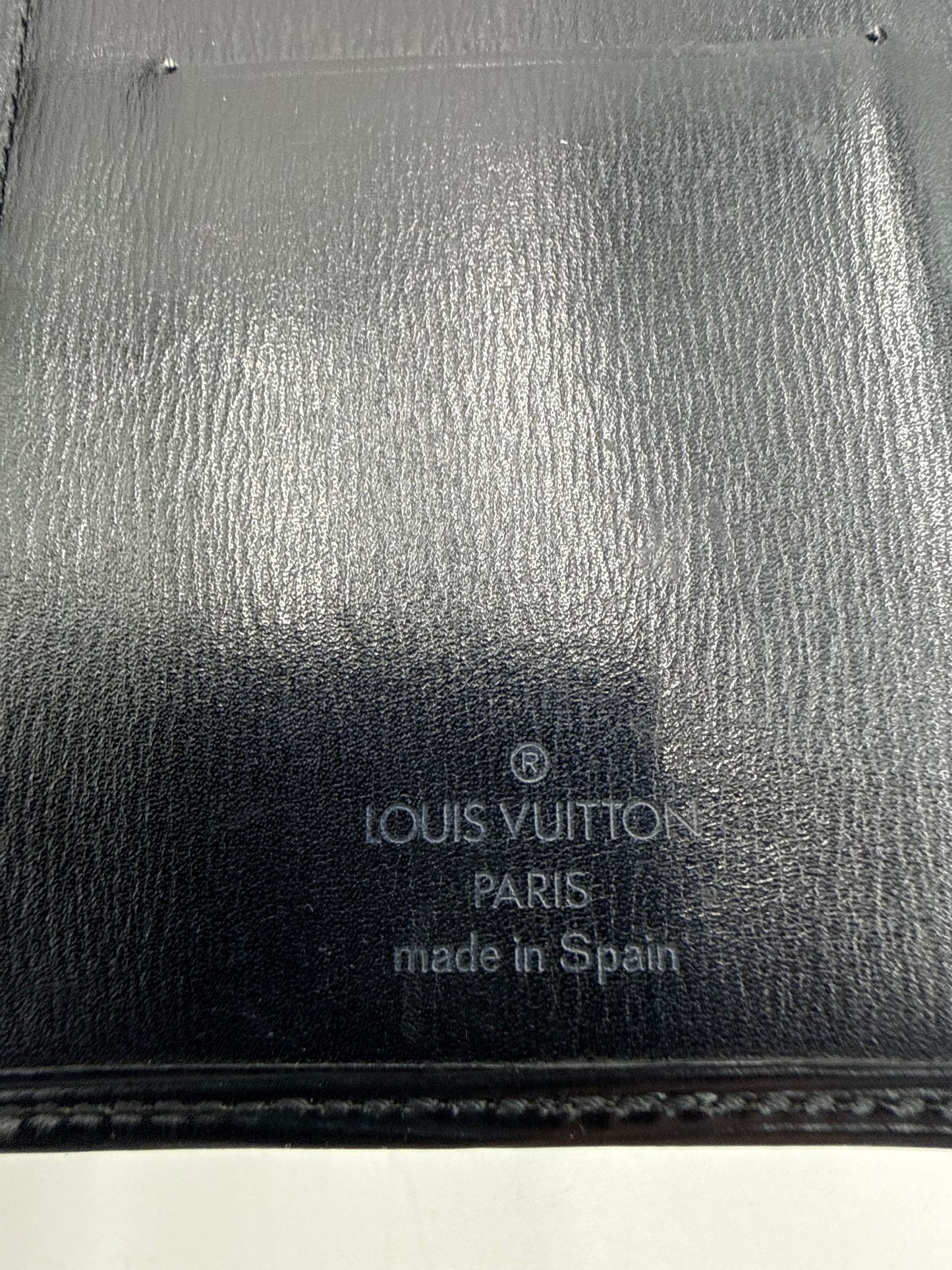 Wallet Luxury Designer By Louis Vuitton In Black, Size:Medium