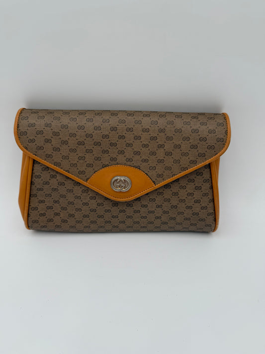 Crossbody Luxury Designer By Gucci In Brown & Tan, Size:Medium