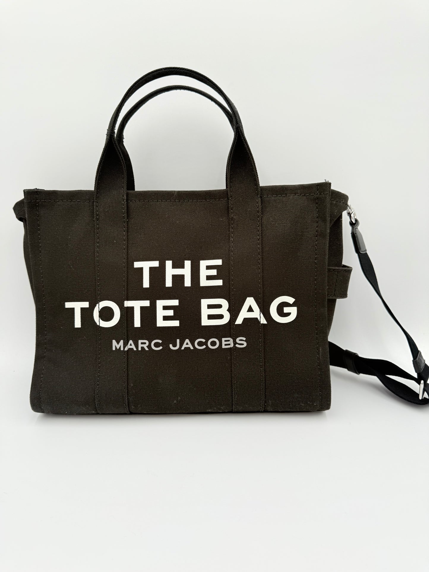 Handbag Luxury Designer By Marc Jacobs In Black, Size:Medium