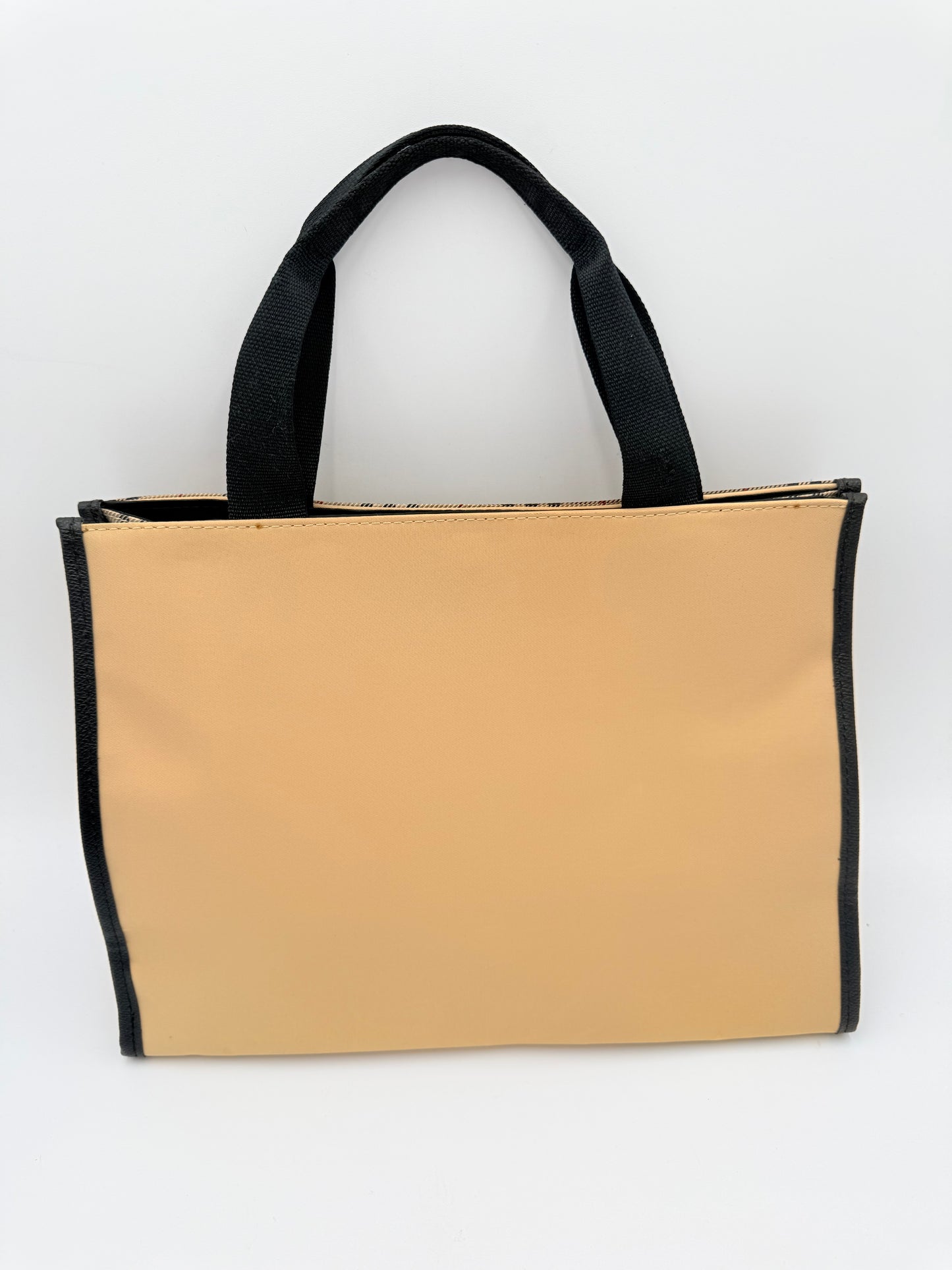 Tote Luxury Designer By Burberry In Tan, Size:Small