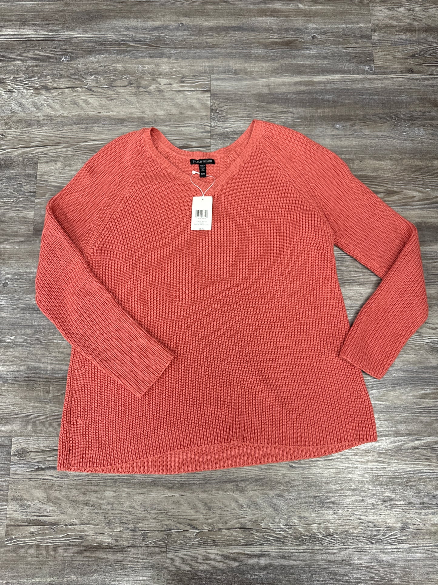 Sweater By Eileen Fisher In Coral, Size: Xs