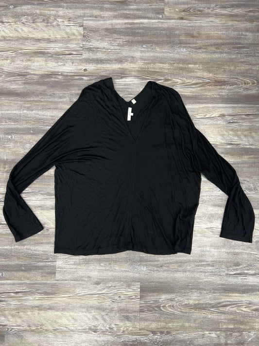 Black Top Long Sleeve Vince, Size Xl