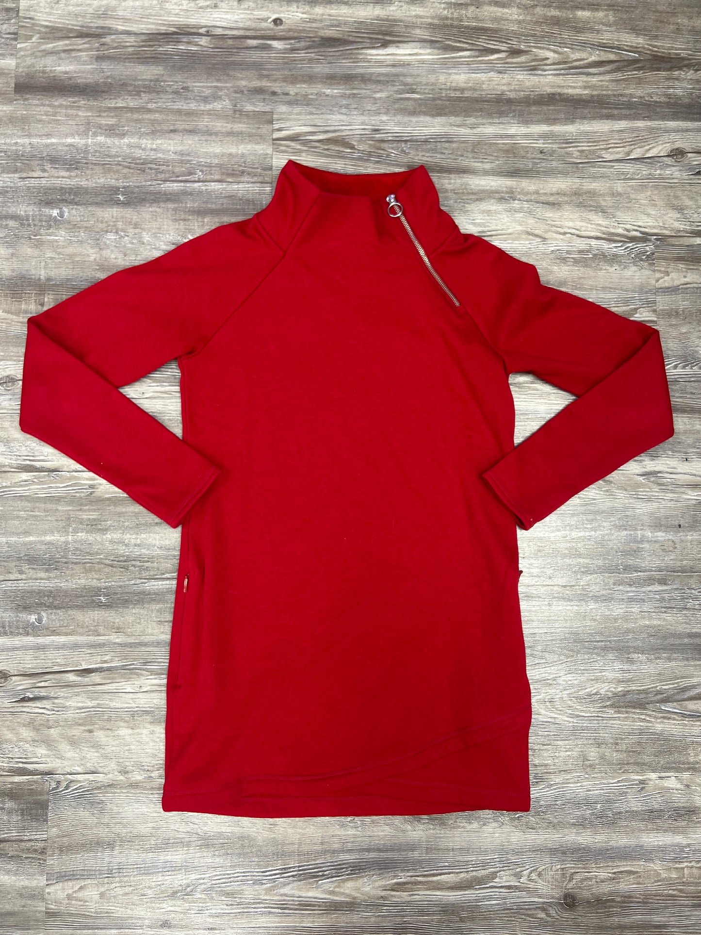 Athletic Sweatshirt Crewneck By Athleta In Red, Size: Xxs