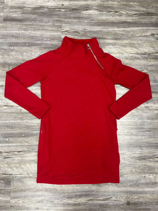 Athletic Sweatshirt Crewneck By Athleta In Red, Size: Xxs