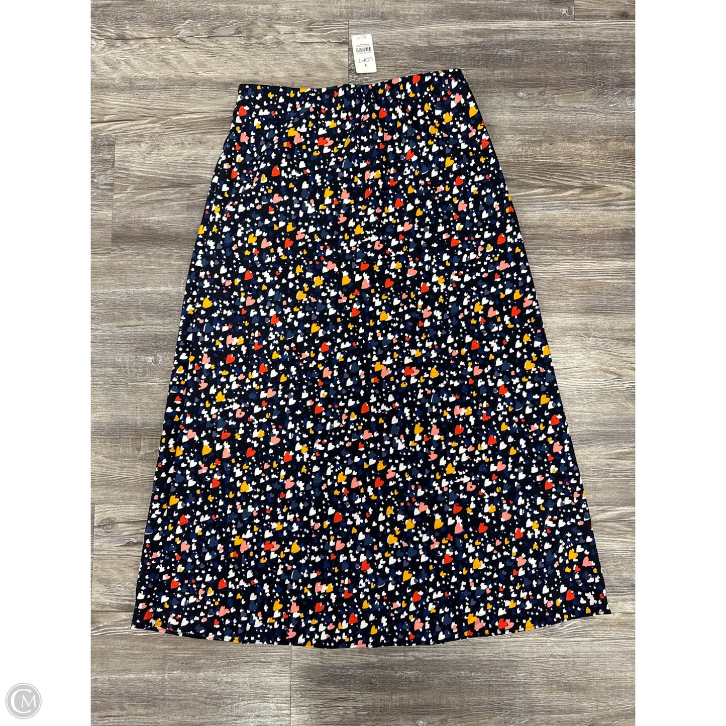 Skirt Midi By Loft In Blue, Size: Xs