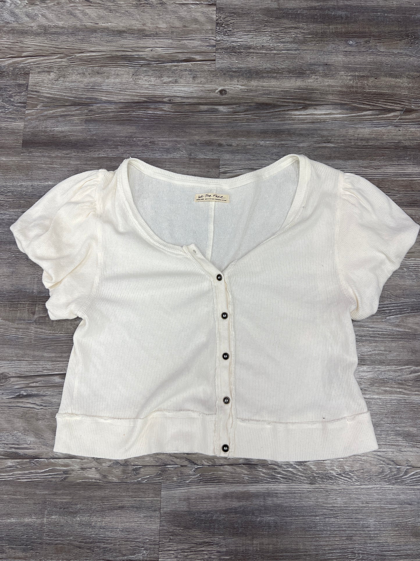 Top Short Sleeve By We The Free In White, Size: Xl