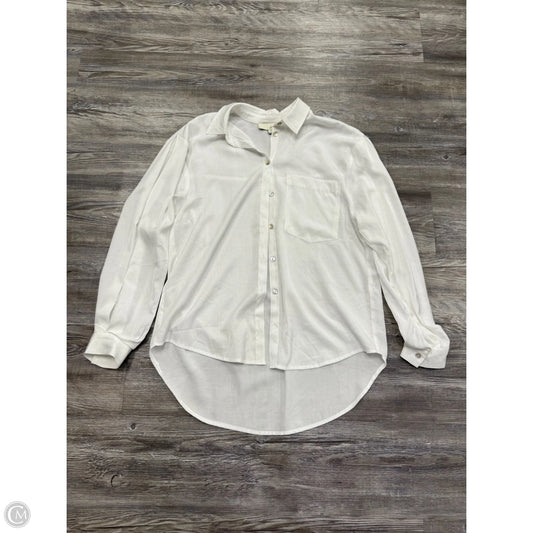 Top Long Sleeve Basic By Pinch In White, Size: S