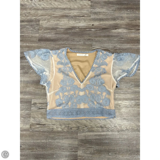 Top Short Sleeve By Altard State In Blue, Size: L