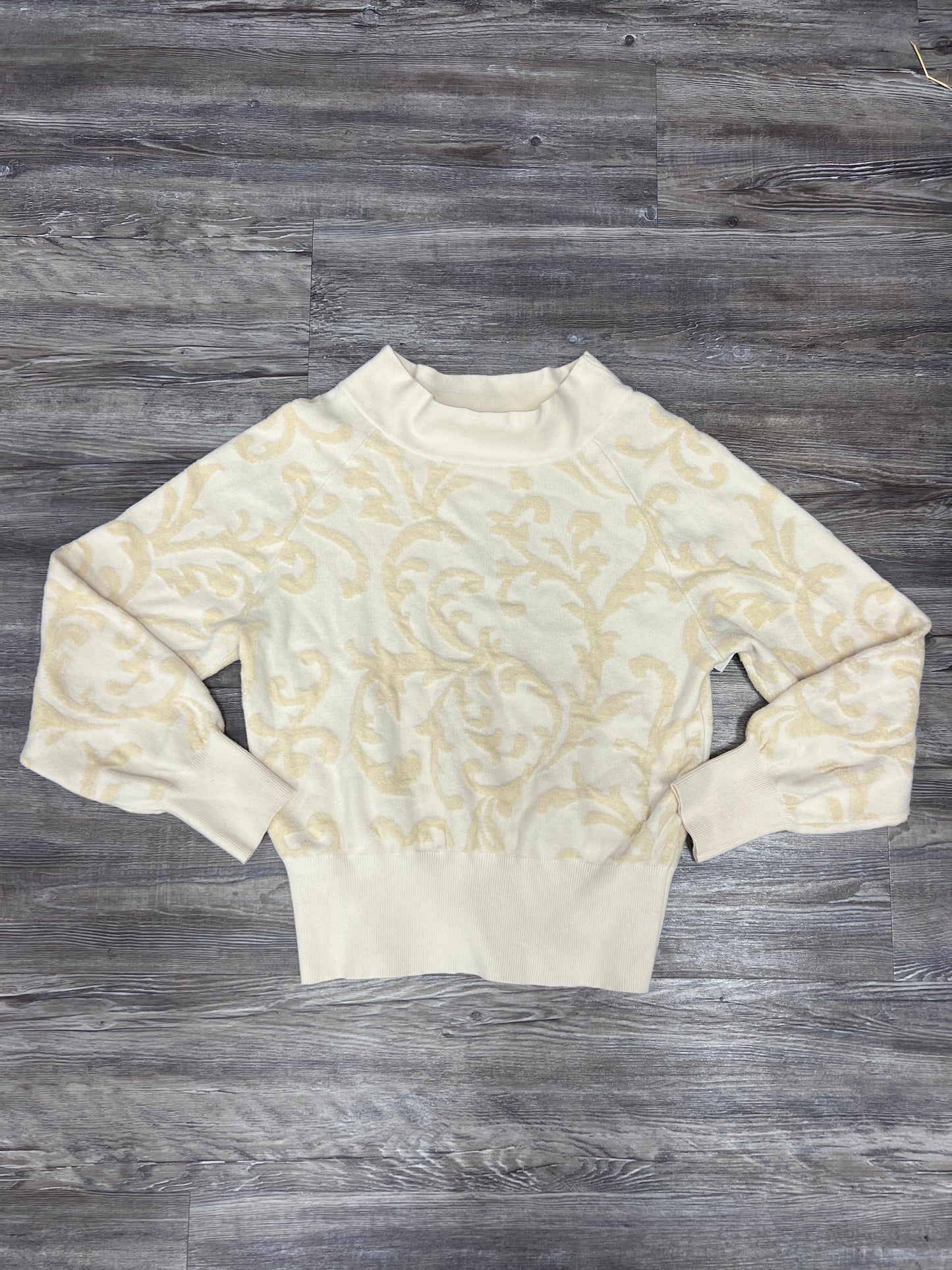 Sweater By Anthropologie In Cream, Size: Xs