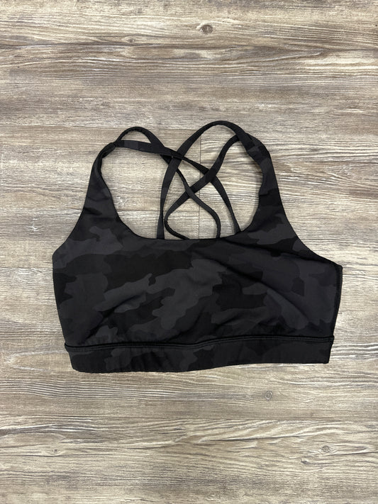 Athletic Bra By Lululemon In Camouflage Print, Size: 6