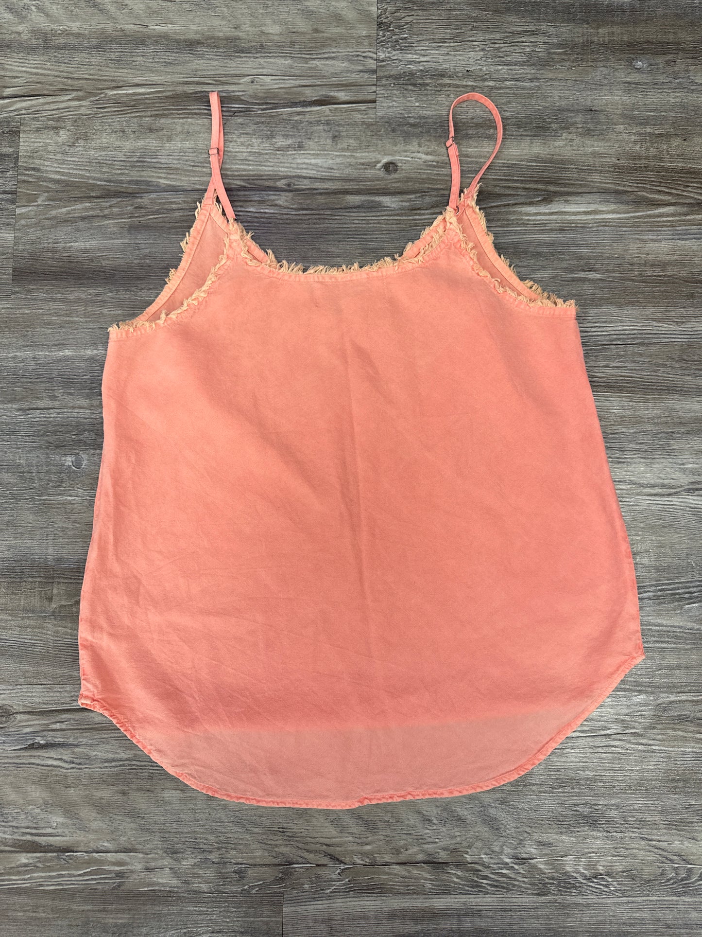 Top Sleeveless By Cloth & Stone In Orange, Size: S