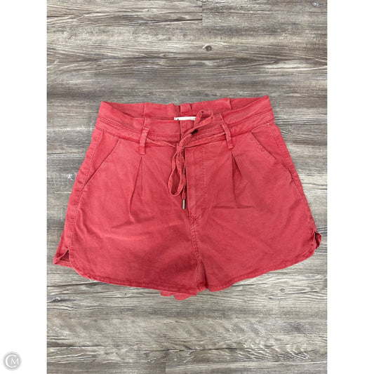 Shorts Designer By Paige In Red, Size: 4