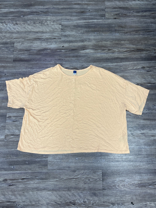 Top Short Sleeve By Old Navy In Orange, Size: 2x