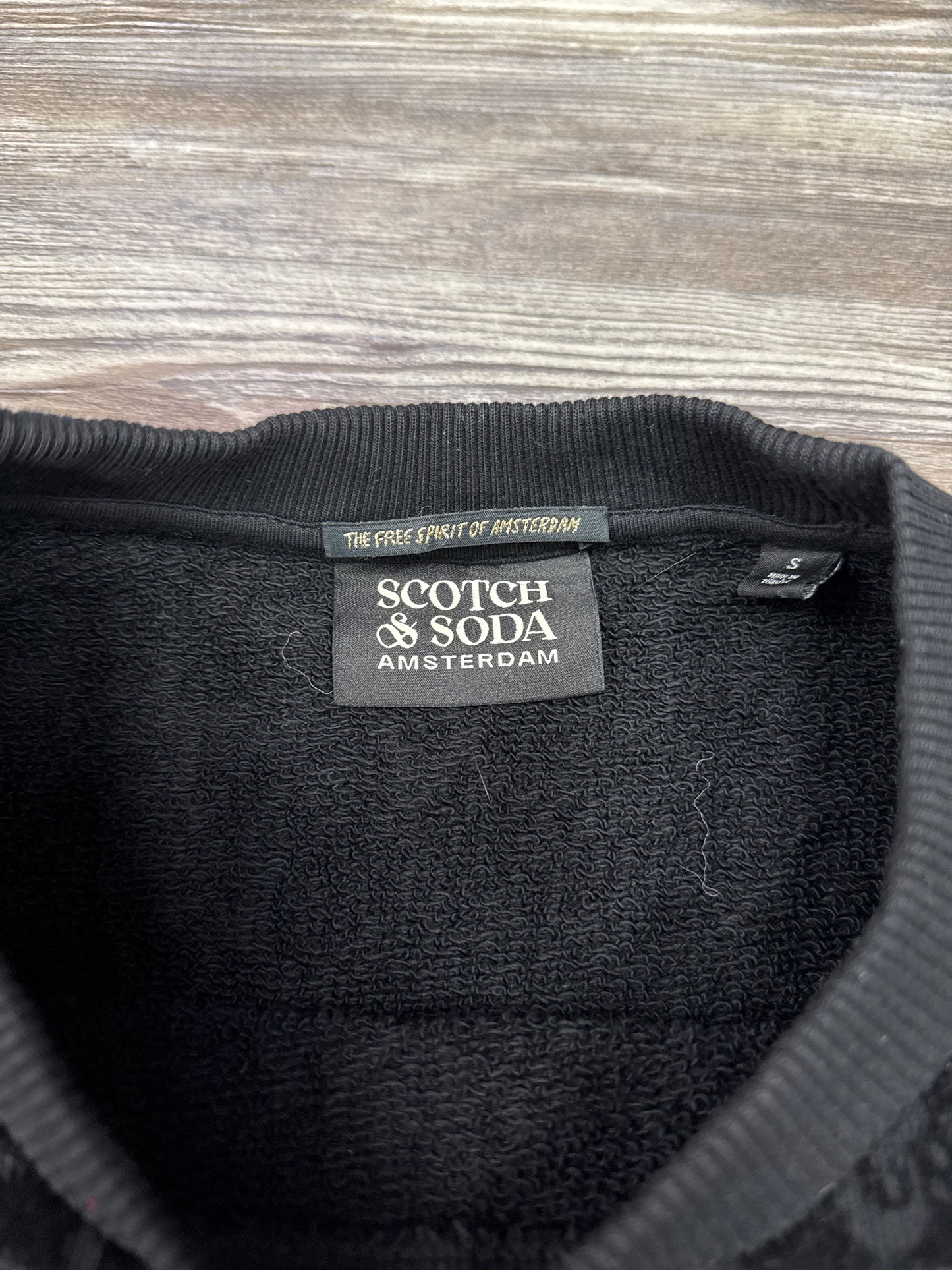 Sweatshirt Crewneck By Scotch & Soda In Black, Size: S