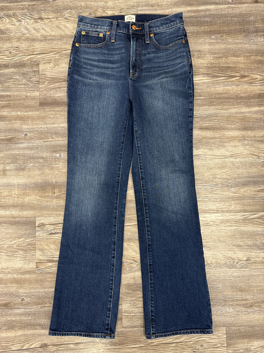 Jeans Boot Cut By J. Crew In Blue Denim, Size: 4