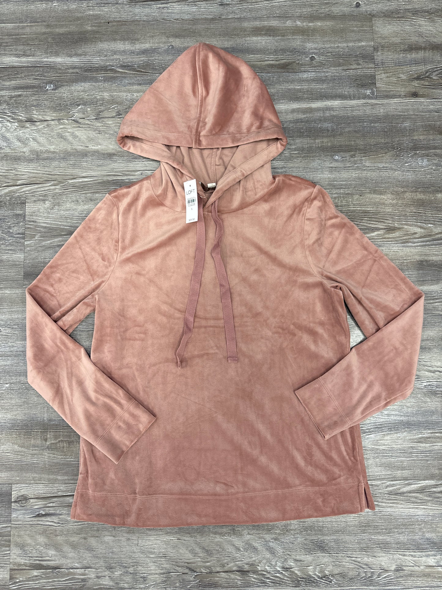Sweatshirt Hoodie By Loft In Pink, Size: S