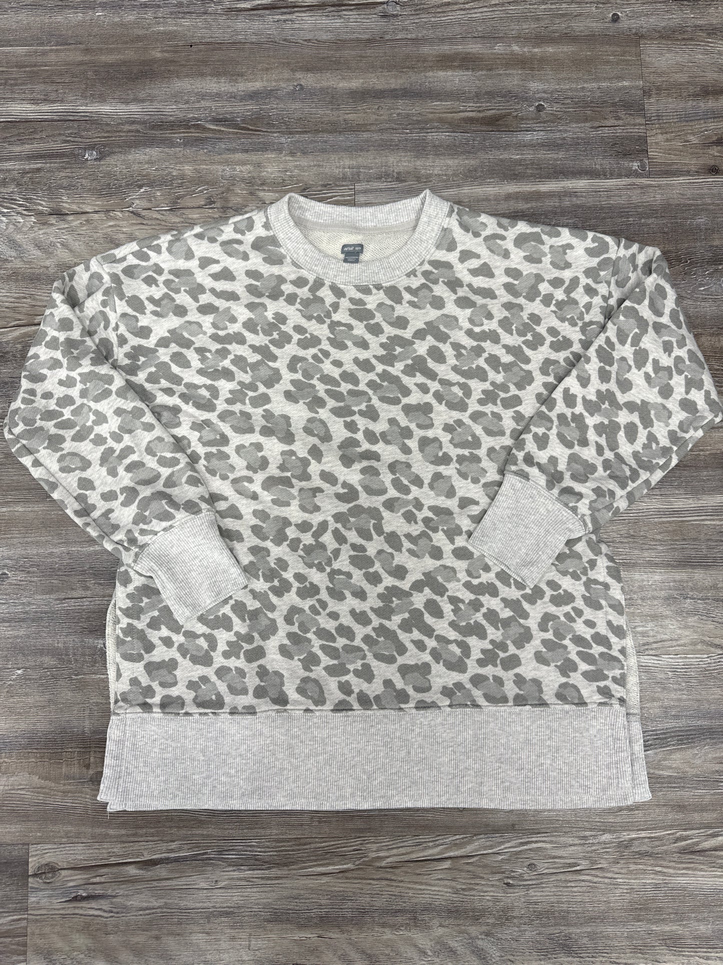 Sweatshirt Crewneck By Aerie In Camouflage Print, Size: Xs