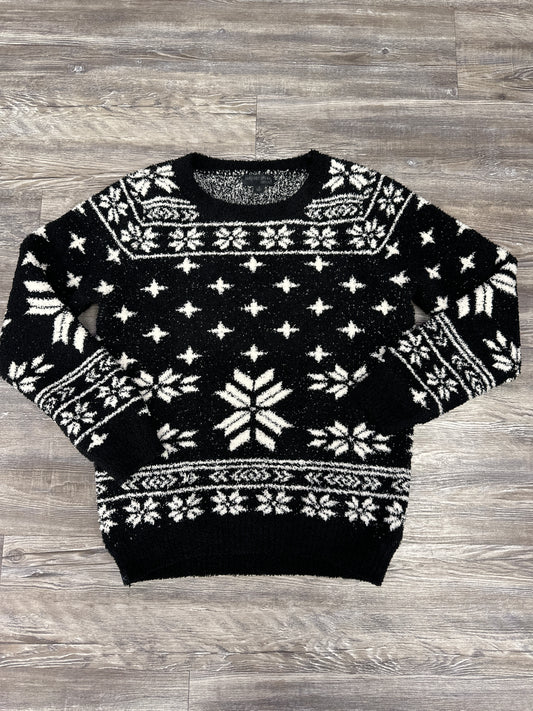 Sweater By Barefoot Dreams In Black & White, Size: S