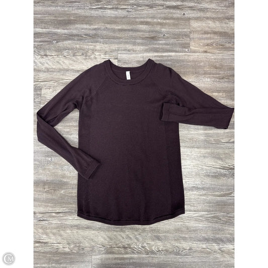 Sweater By Lululemon In Purple, Size: 10