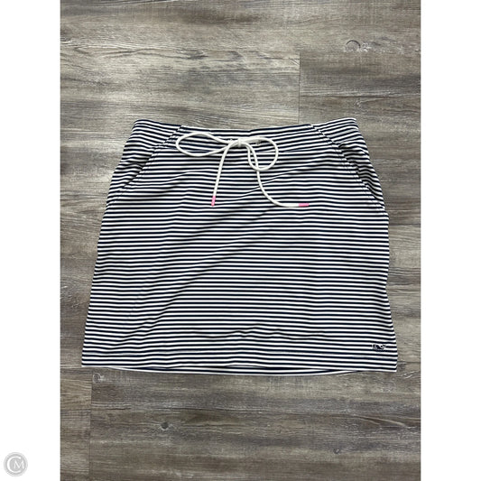 Skirt Mini & Short By Vineyard Vines In Blue & White, Size: Xs